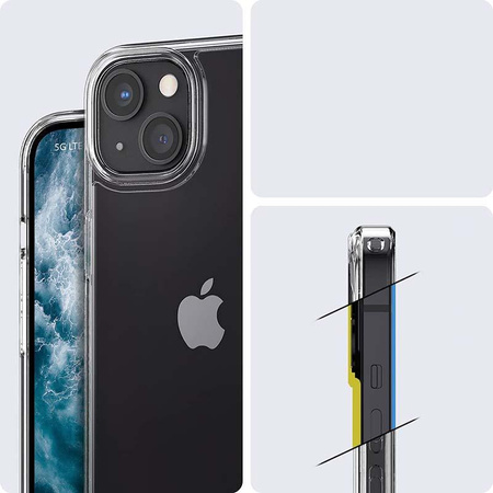Spigen Ultra Hybrid - Coque pour iPhone 13 (Transparent)