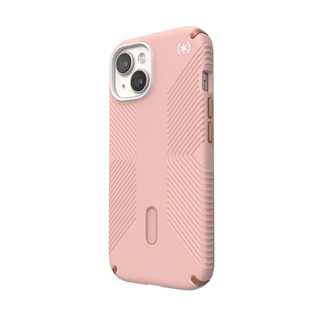 Speck Presidio2 Grip ClickLock & MagSafe - Tasche iPhone 16e / iPhone 15 / iPhone 14 / iPhone 13 (Dahlia Pink / Rose Copper)