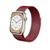 Crong Milano Steel - Stainless Steel Strap for Apple Watch 38/40/41/42 mm (red)