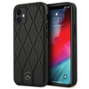 Mercedes Leather Wave Line - Etui iPhone 12 mini (noir)