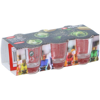 SHOTS vodka glasses 45 ML KIT, for 18, for 50th birthday, Alpina, 6pcs