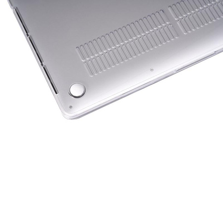 PURO Clip On - Pouzdro pro Macbook Air 13" (M1 2021 / 2020 / 2018) (průhledné)