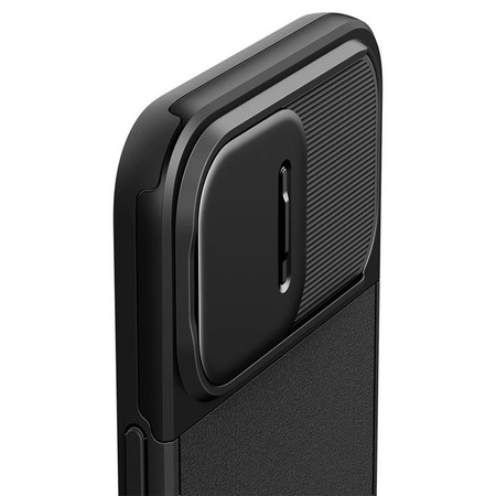 Spigen Optik Armor Mag MagSafe - Etui do iPhone 15 Pro (Czarny)