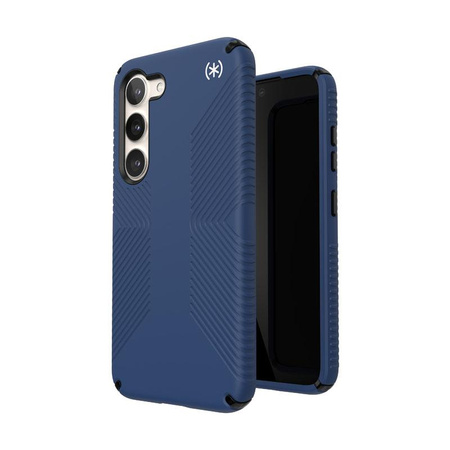 Speck Presidio2 Grip - protiskluzové pouzdro pro Samsung Galaxy S23 (Coastal Blue/Black)