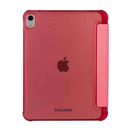 Tucano Satin Case - Etui pour iPad 10.9" (2022) avec aimant et support pour Apple Pencil (rose)