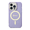 Guess Glitter Gold MagSafe - iPhone 14 Pro Max Case (Purple)