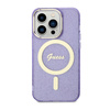 Guess Glitter Gold MagSafe - Case for iPhone 14 Pro Max (Purple)