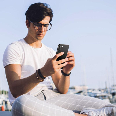 Spigen Optik Pro GLAS.TR EZ Fit Camera Protector 2-Pack - Szkło ochronne na obiektyw 2 szt. do Samsung Galaxy S23 / S23+ (Czarny)