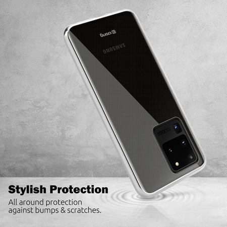 Crong Crystal Slim Cover - Samsung Galaxy S20 Ultra Case (Transparent)