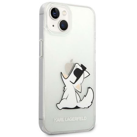 Karl Lagerfeld Choupette Fun-Sonnenbrille - iPhone 14 Plus Etui (Transparent)