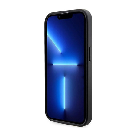 Guess GCube Stripes MagSafe - Étui pour iPhone 14 Pro Max (Noir)