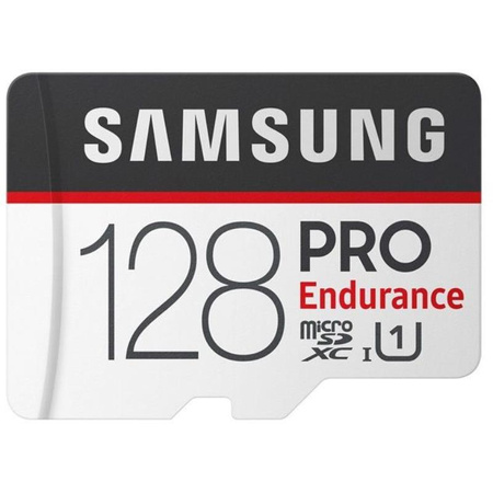 Samsung microSDXC Pro Endurance - Karta pamięci 128 GB Class 10 UHS-I/U1 100/30 MB/s z adapterem