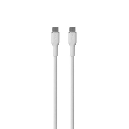 Câble souple PURO ICON - USB-C vers USB-C 1,5 m (blanc)