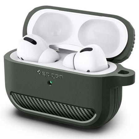 Spigen Rugged Armor - Étui pour Apple Airpods Pro (Vert)