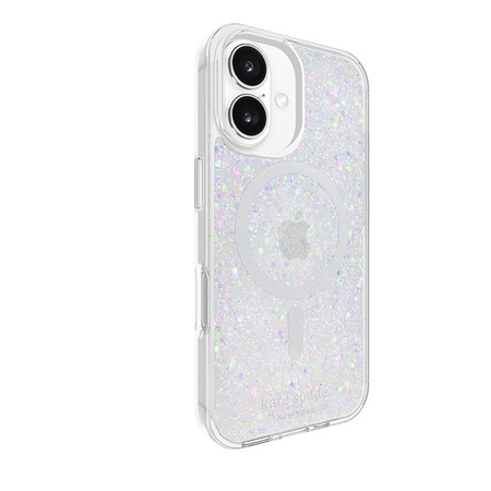 Kate Spade New York Ochranný kryt MagSafe - pouzdro na iPhone 16 (Chunky Glitter)