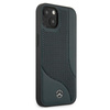 Mercedes Leather Perforated Area - iPhone 13 Tasche (navy blau)