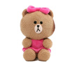 Line Friends - Mascotte en peluche 17 cm CHOCO ourson assis