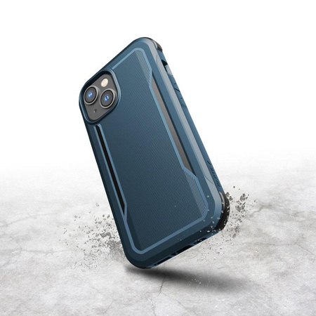 X-Doria Raptic Fort Built MagSafe - Armored iPhone 14 Case (Drop-Tested 6m) (Marine Blue)