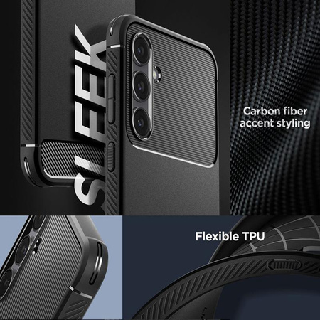 Spigen Rugged Armor - Case for Samsung Galaxy S23 FE (Matte Black)