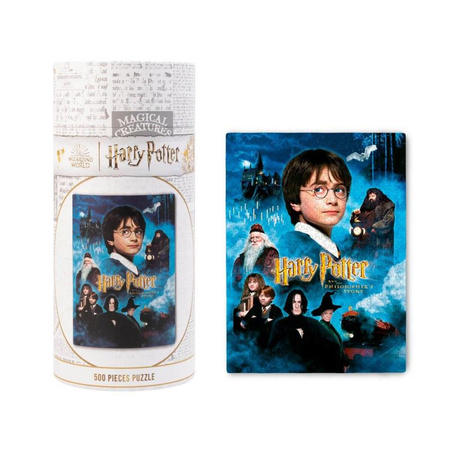 Harry Potter - Puzzles 500 Elemente in einer dekorativen Schachtel (Harry Potter und der Stein der Weisen)