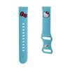 Hello Kitty Silicone Kitty Head - Universal strap for smartwatch 20 mm (blue)