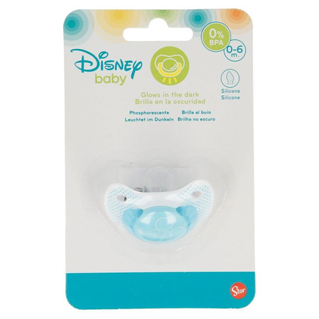 Mickey Mouse - mannequin anatomique en silicone 0 - 6 m (phosphorescent) (bleu)