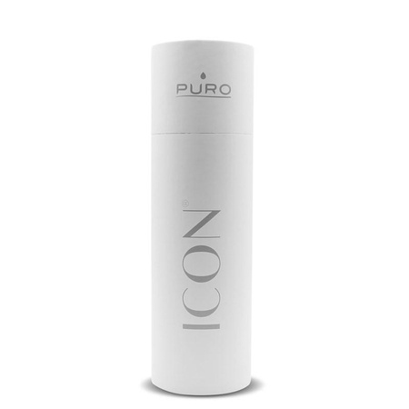 PURO ICON - Rozsdamentes acél termikus palack 500 ml (fehér) (porszórt bevonat)