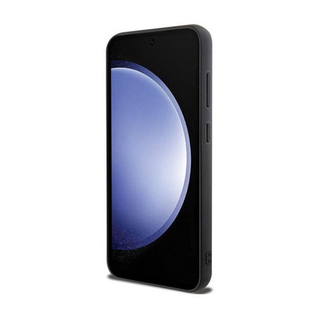 Guess Quilted Metal Logo - Samsung Galaxy S23 FE Hülle (Schwarz)