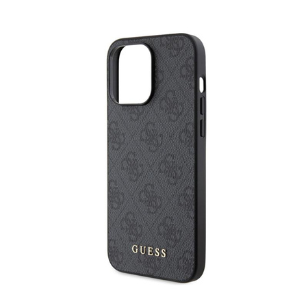 Guess 4G Metal Gold Logo - Etui iPhone 15 Pro Max (szary)