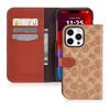 Coach Folio Signature C tok - 2 az 1-ben tok flip cover iPhone 15 Pro Max (Barna)