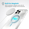 Speck Presidio Perfect-Clear Grip MagSafe - iPhone 16 Pro Max Case (Clear / Chrome Finish / Serene Silver)