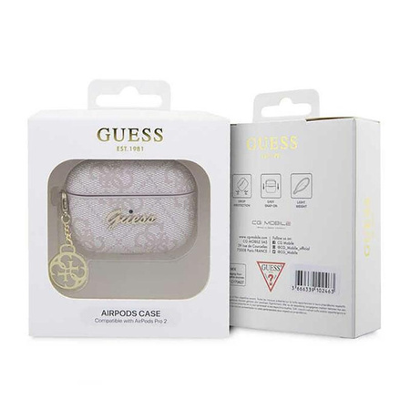 Guess 4G Charm Kollektion - AirPods Pro 2 Gehäuse (rosa)