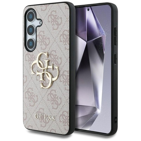 Guess Big 4G Classic Logo - étui pour Samsung Galaxy S25 (rose)
