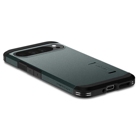 Spigen Tough Armor - Étui pour Google Pixel 9 Pro XL (Abyss Green)
