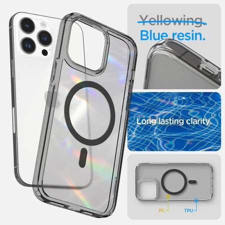 Spigen Ultra Hybrid MagSafe - pouzdro pro iPhone 14 Pro (Frost Black)