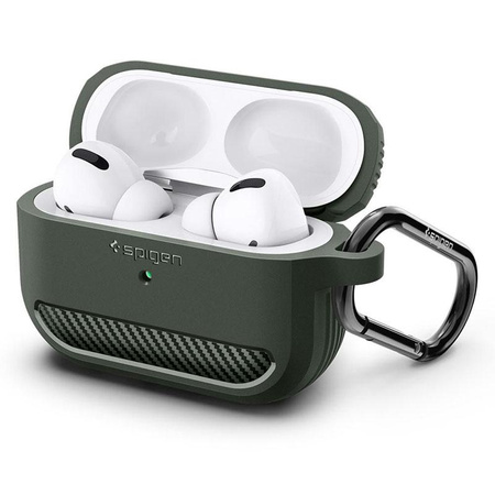 Spigen Rugged Armor - Étui pour Apple Airpods Pro (Vert)