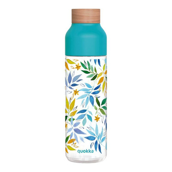 Quokka Ice - ecozen Wasserflasche 840 ml (Aquarellblätter)