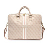 Guess 4G Printed Stripes Computer Bag - 16" Notebook Bag (Pink)