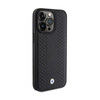 BMW Leather Diamond Pattern - iPhone 15 Pro Max Case (black)