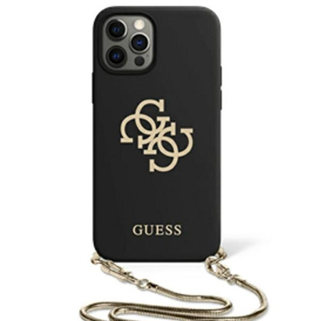 Guess 4G Big Logo lánc - iPhone 11 tok (fekete)
