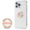 Guess Ring Stand Marble - Mágneses ujjtartó telefonhoz (rózsaszín)