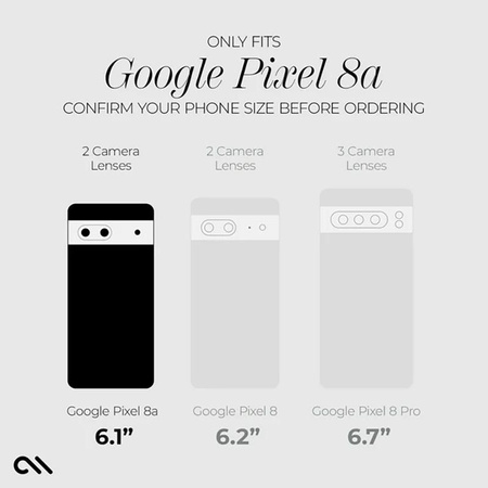 Case-Mate Tough Clear – Etui ochronne do Google Pixel 8a