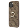 Guess 4G Ring Case - iPhone 13 Case (brown)