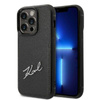 Karl Lagerfeld Signature Logo Cardslot - iPhone 14 Pro Max Case (black)