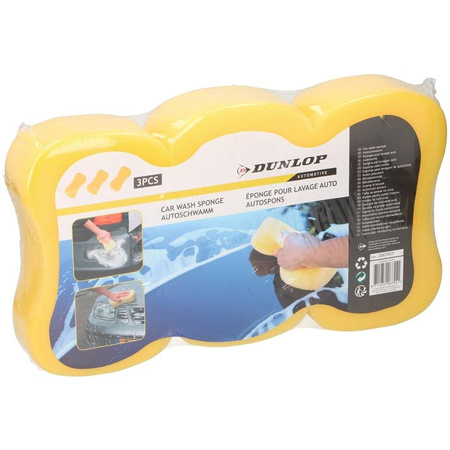 Dunlop - Autowaschschwämme 3 Stück.