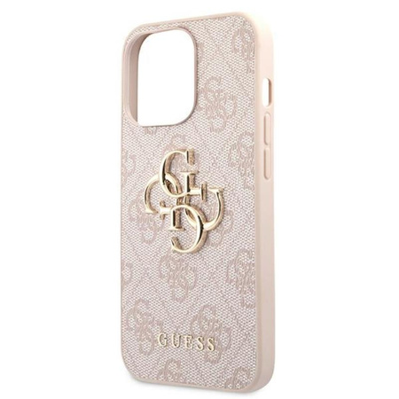 Guess 4G Big Metal Logo - iPhone 13 Pro Max Tasche (Rosa)