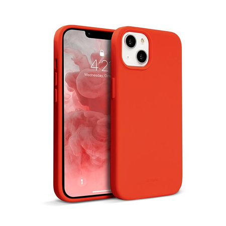 Crong Color Cover - pouzdro pro iPhone 13 (červené)