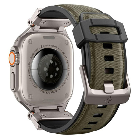 Spigen DuraPro Armor - Bracelet pour Apple Watch 44/45/46/49 mm (Vert militaire)