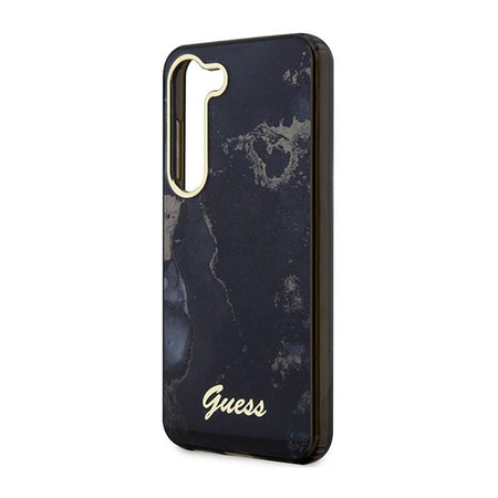 Guess Golden Marble Collection - Samsung Galaxy S23 Case (black)