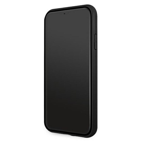 Guess 4G Big Metal Logo - Coque iPhone 11 (grise)